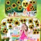30 Pcs Sunflower Hanging Swirls Decorations Sunflower Party Supplies Summer Sun Flower Ceiling Decor
